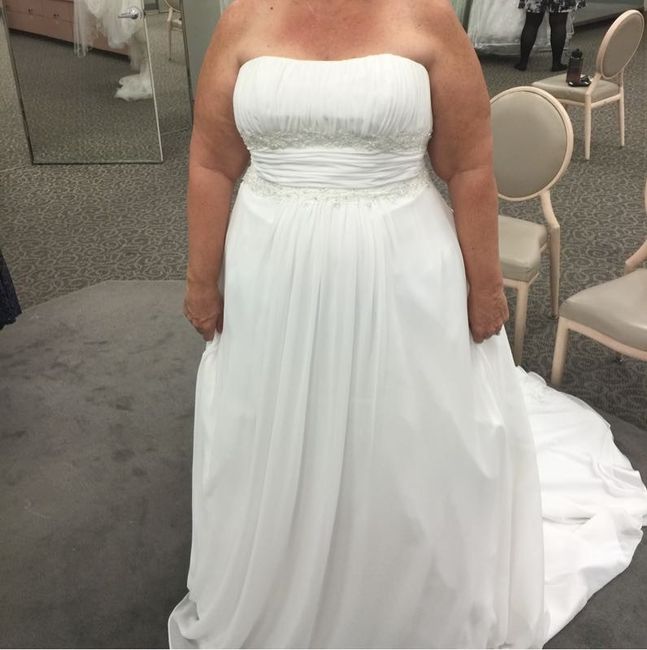 Let me see what you're wearing on your wedding day