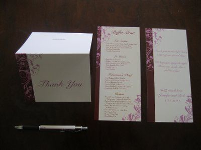 Invitations from Vistaprint have arrived!