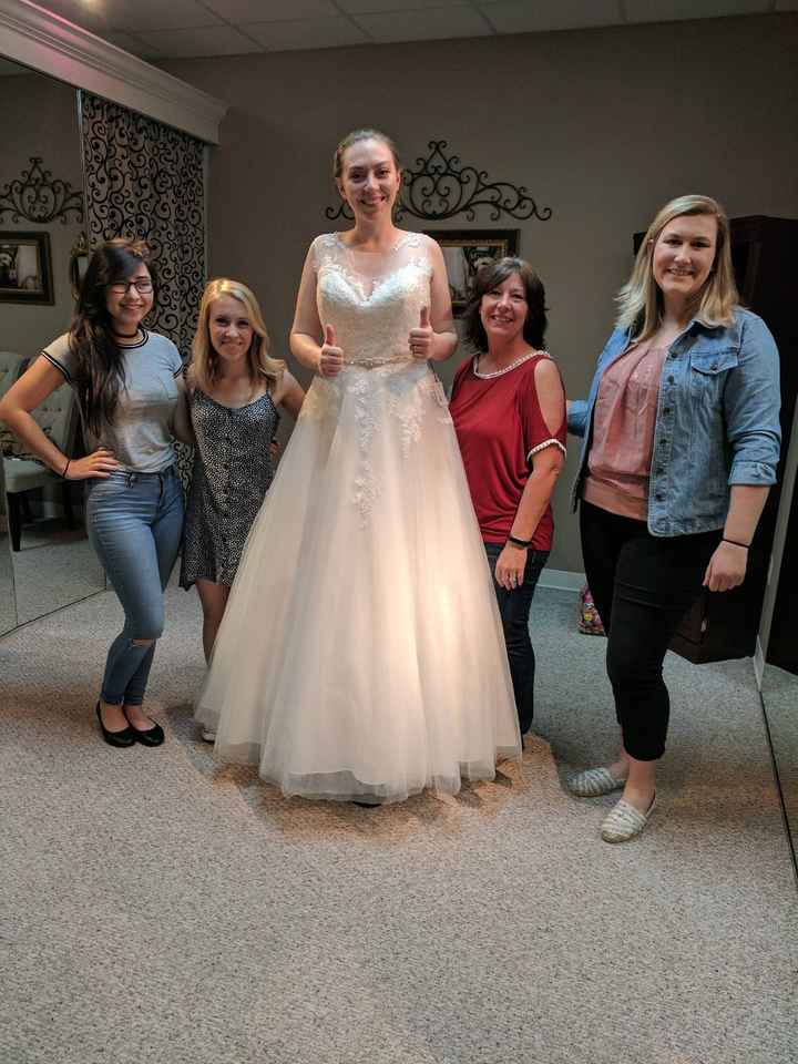 Let's see your wedding dresses.