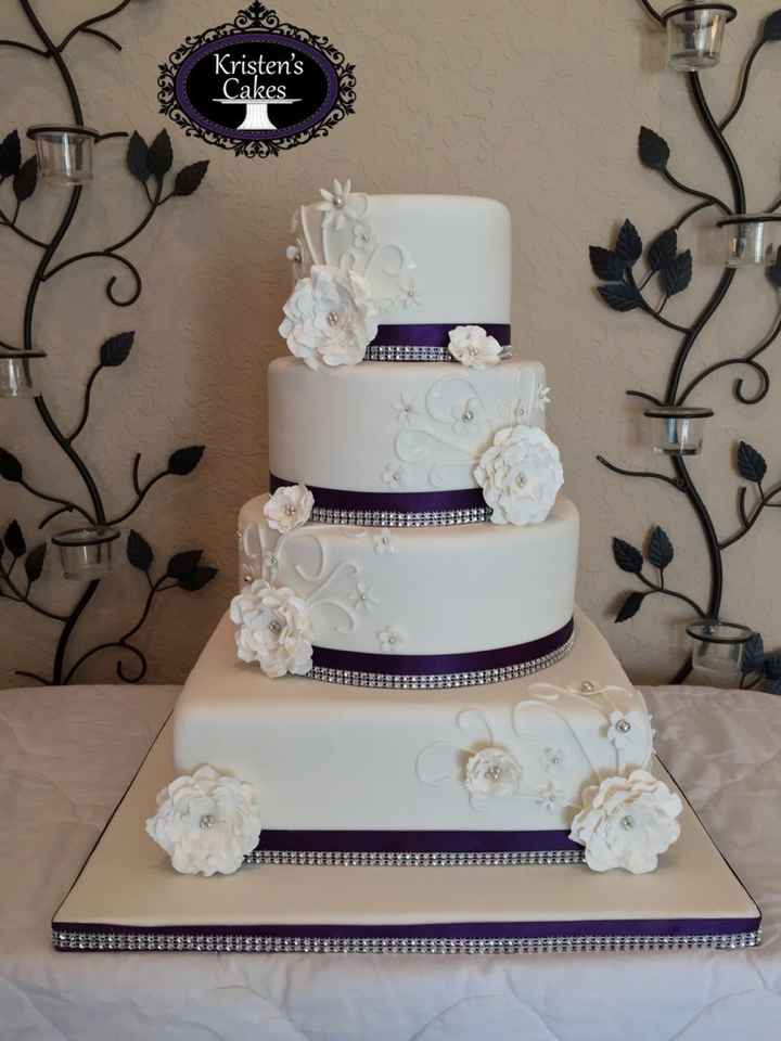 Our wedding colors purple white with black my favorite color is purple i hate to have purple in it🥰🥰
