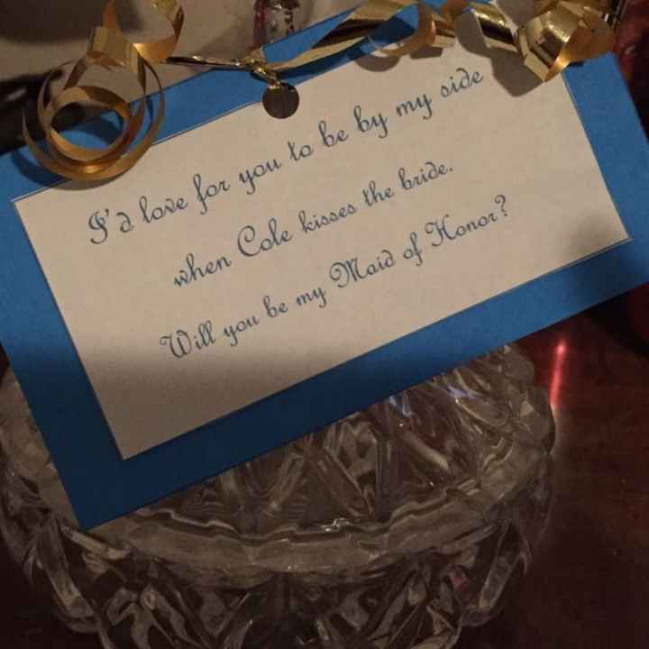 Did You "Pop the Question" to Your Bridesmaids?