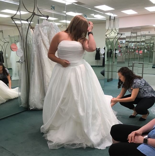 Let me see what you're wearing on your wedding day