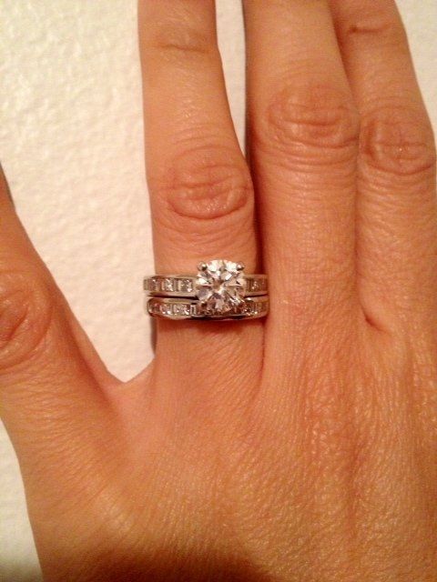 I'd love to see everyone's engagment rings.
