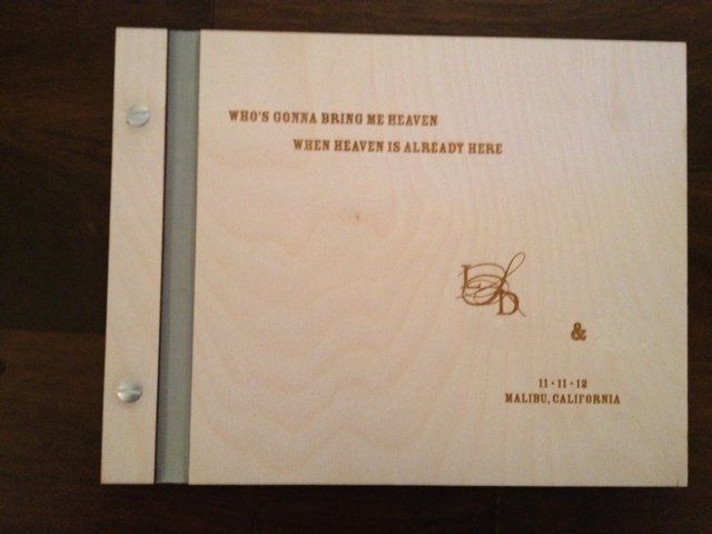In love with this guest book!