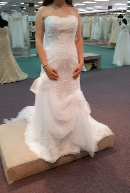 Officially said yes to the dress last night! Post your dress pics!