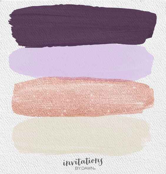 Purple and Rose gold Weddings Do It Yourself Wedding Forums WeddingWire