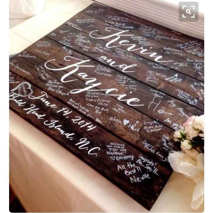 Guestbook ideas