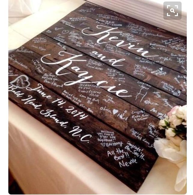 Guestbook ideas