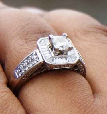 Might be rude to ask but how many CT's is your engagement ring? What is average?