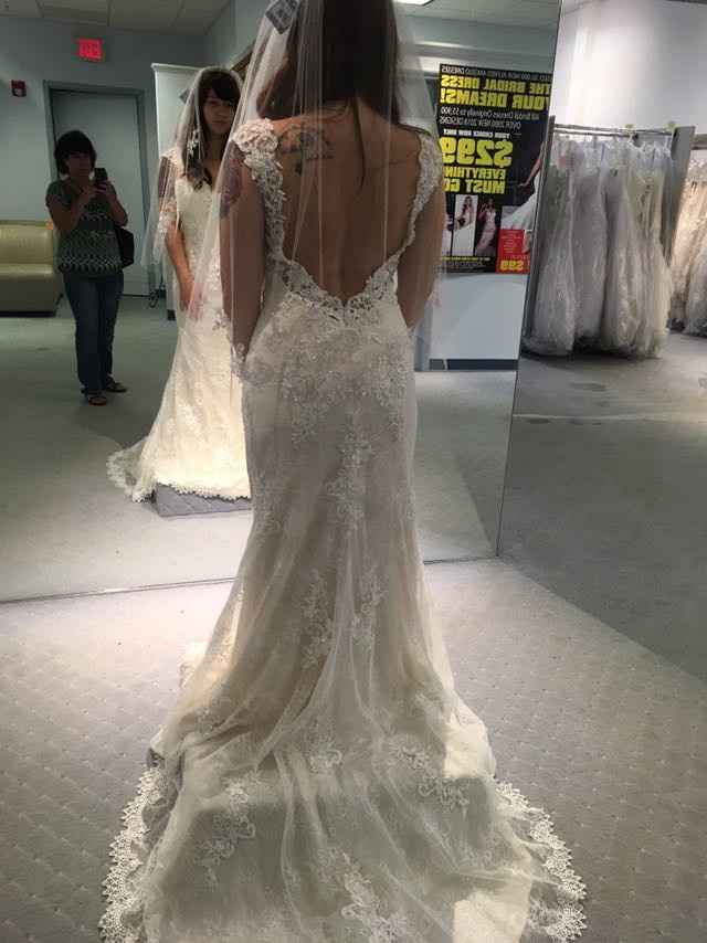 Got my $1700 dress at a closing Alfred Angelo for only $300