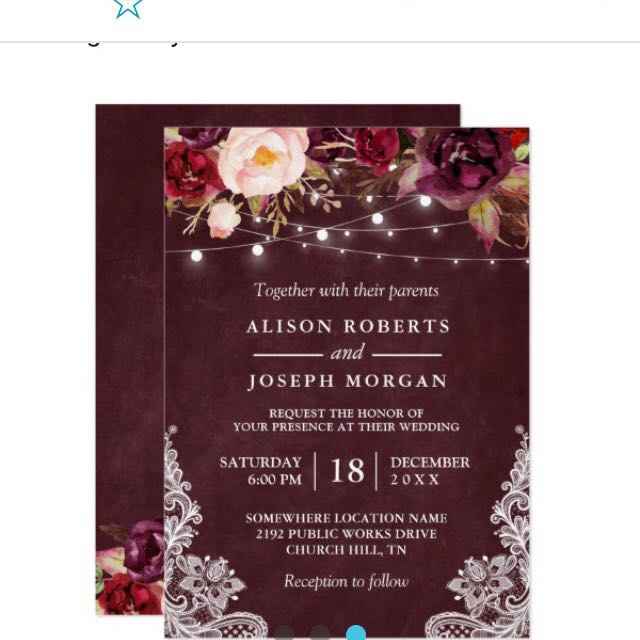 Wedding invite - 1