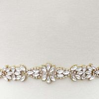 Gold Accessories and Ivory Dress - 1