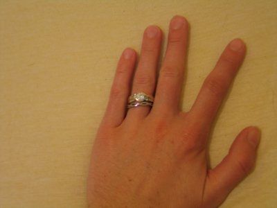 Let me see your ring! WITH the band(s)!