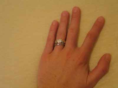 Let me see your ring! WITH the band(s)!