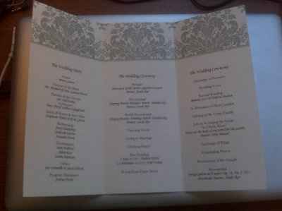 Wedding Programs