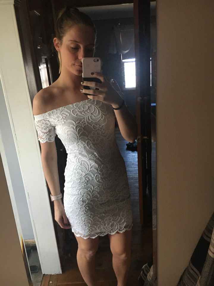 Show me your bridal shower dress.