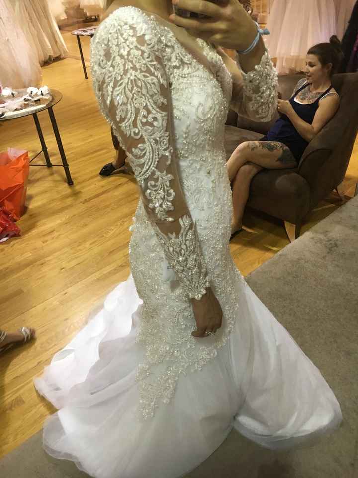 Let's show off our dresses.