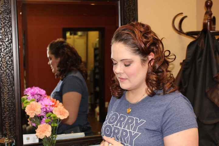 MU/Hair Trial - Fell in Love with My Dress Again!