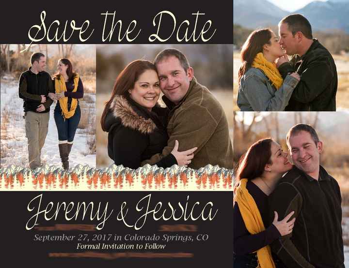 Let's see those Save the Dates and invites!