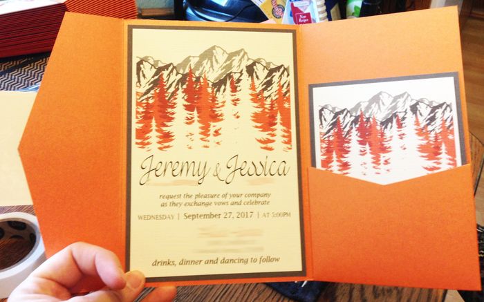 Show me your wedding invitations!