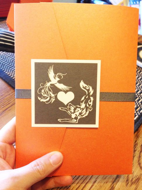 Show me your wedding invitations!