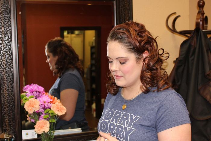 MU/Hair Trial - Fell in Love with My Dress Again!