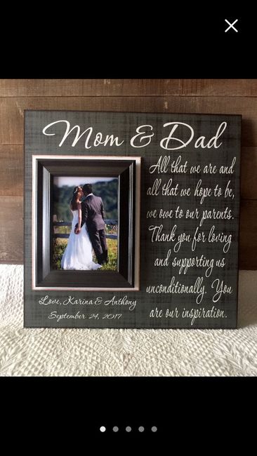 DIY Parents Frame Gifts