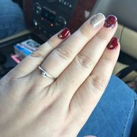 May 2020 with his mothers diamond in a new ring for me!