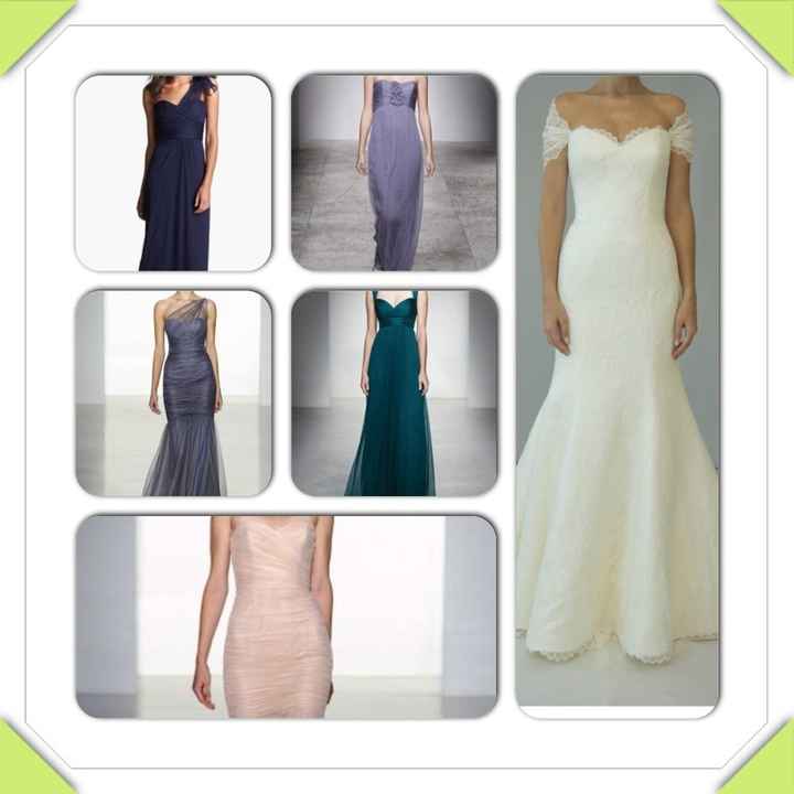 BM picking own gowns? Different styles? Show me!
