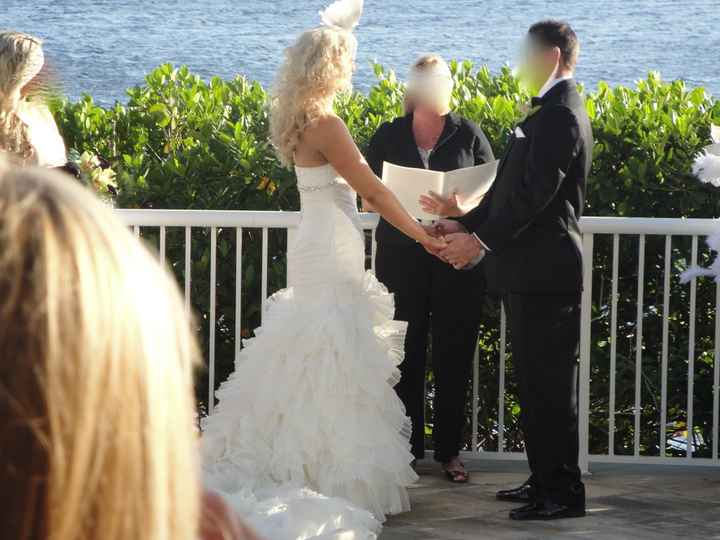 does anyone really laugh at a bride's gown?