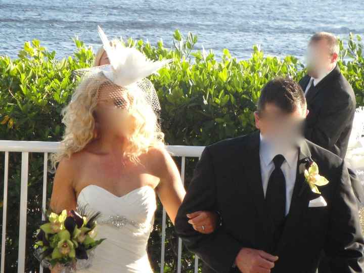 does anyone really laugh at a bride's gown?