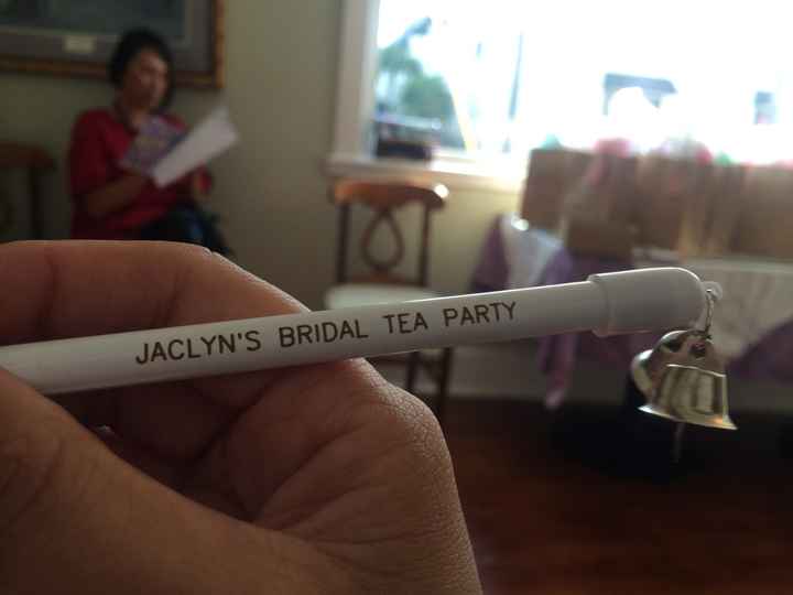 I had my Bridal Tea Party! Pics Included!