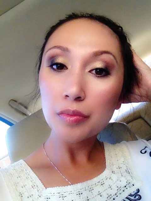 Bridal makeup look I created...