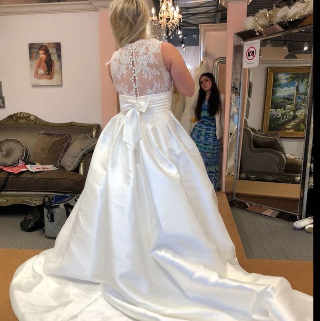 Bustle on a ball gown 2