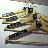 DIY - Dress Hangers for my Bridesmaids (PIP)