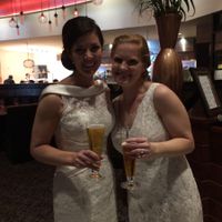 Did you leave in your dress?