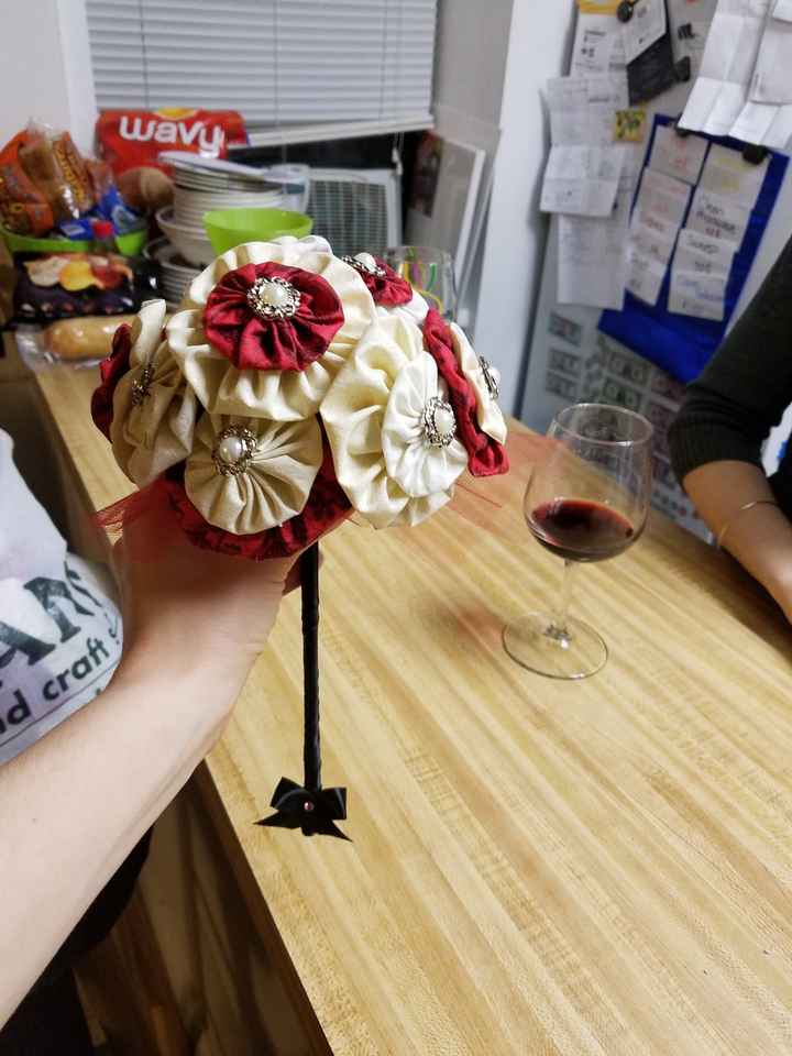 What do you think about my bouquet??