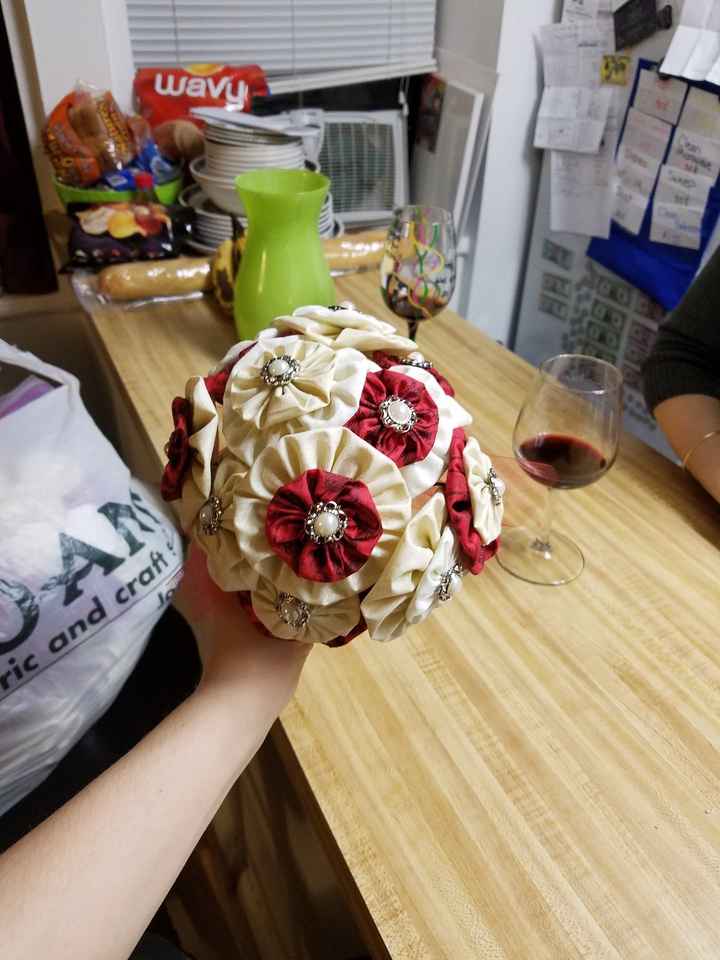What do you think about my bouquet??
