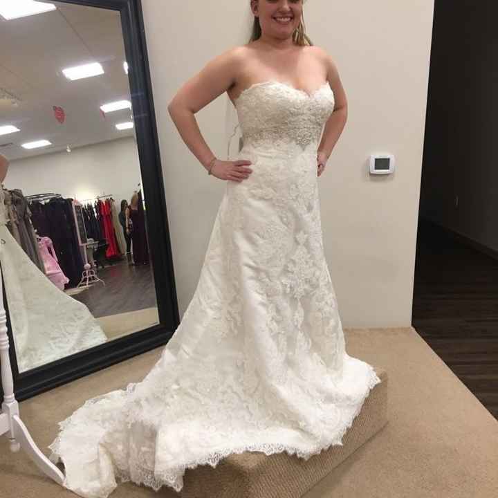 I wanna see your wedding dress!