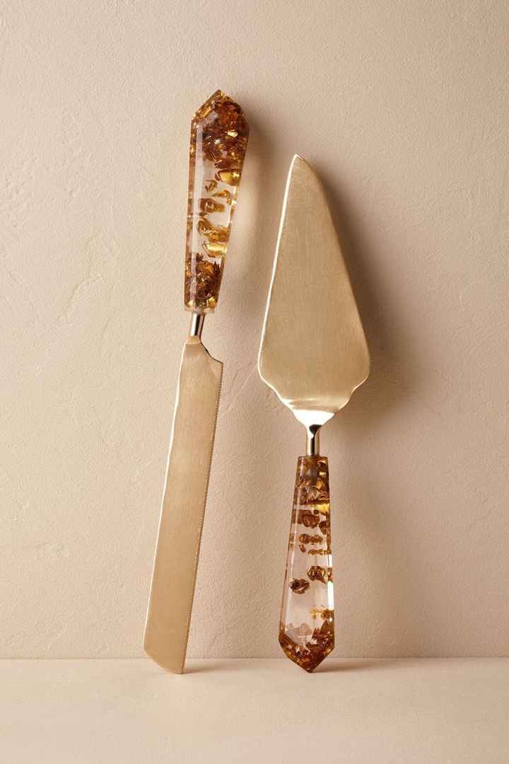 Cake knife & server - 1