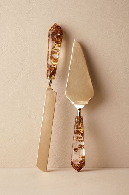 Cake knife & server - 1