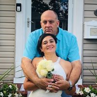 With the love of my life. 