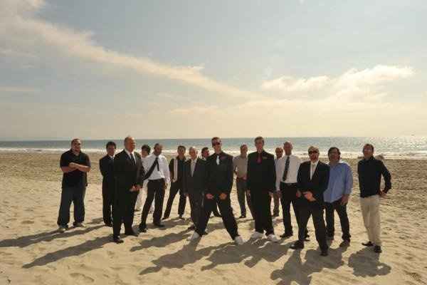 Options for groomsmen footwear on beach...No toes showing please but still cool  and comfortable