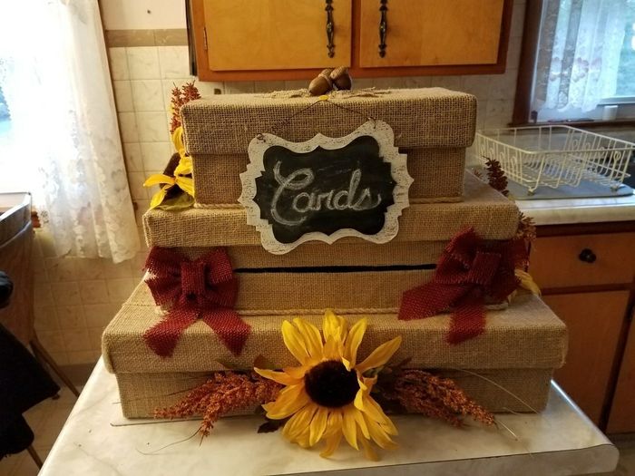 Calling homemade card boxes!