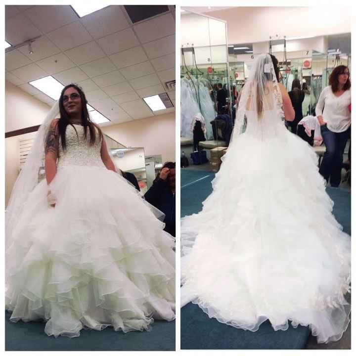 I started having dress regret. I thought about it long and hard, and had to go the fairytale route