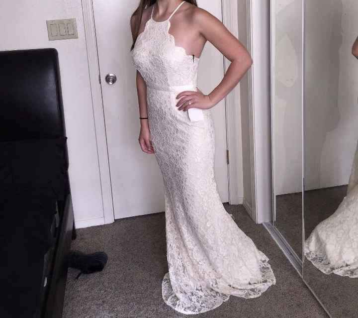 No veil? Eucalyptus crown instead?