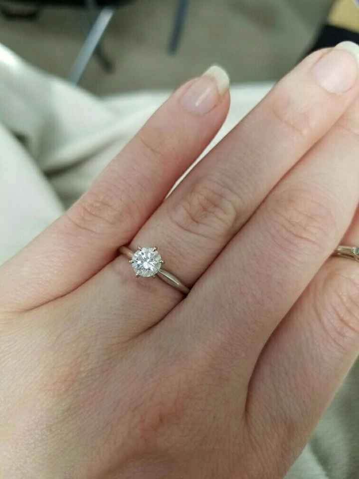 Tried to revive an old thread, but it wouldn't post...so Show me your nontraditional engagement ring
