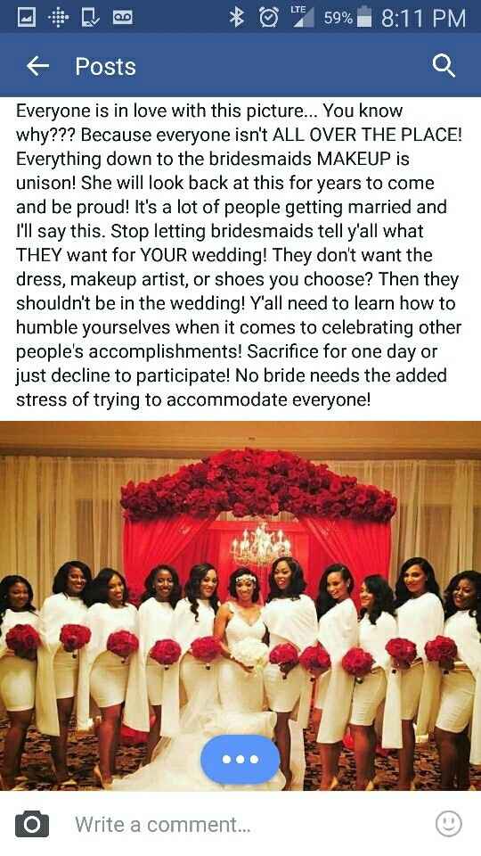 Brides must read! Or not...