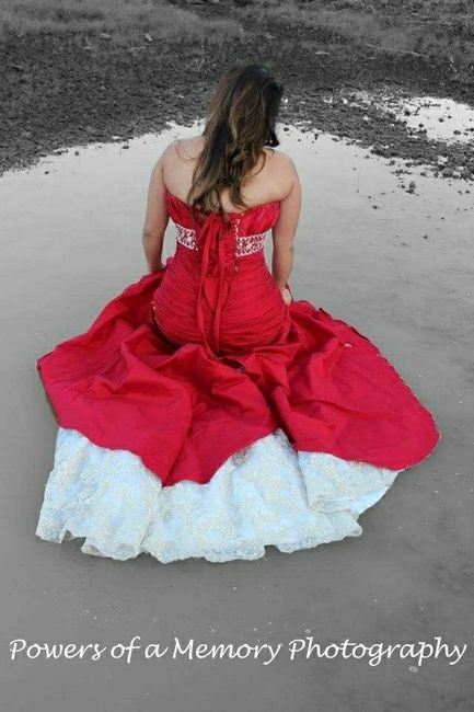 Trash the dress?