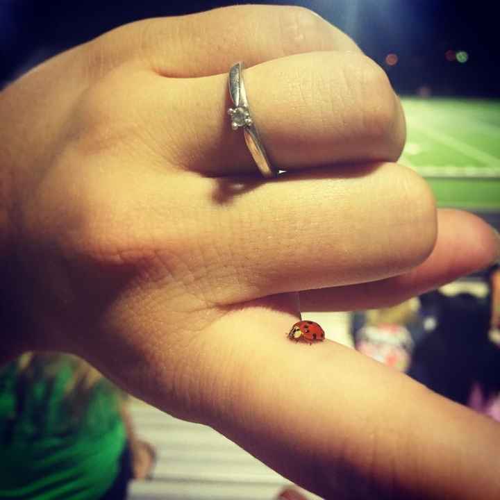 Tried to revive an old thread, but it wouldn't post...so Show me your nontraditional engagement ring